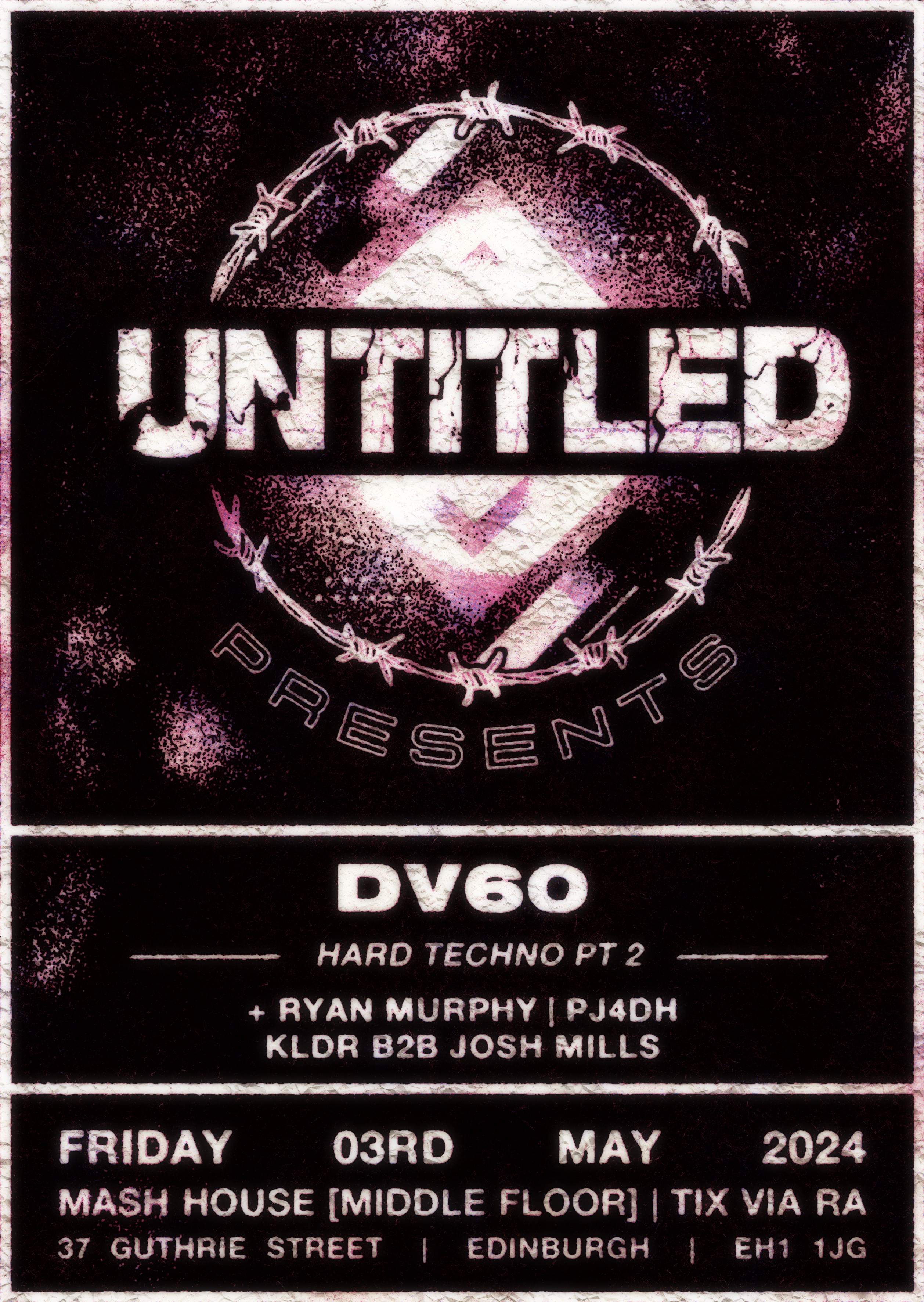 UNTITLED presents DV60 Hard Techno part II - Página frontal