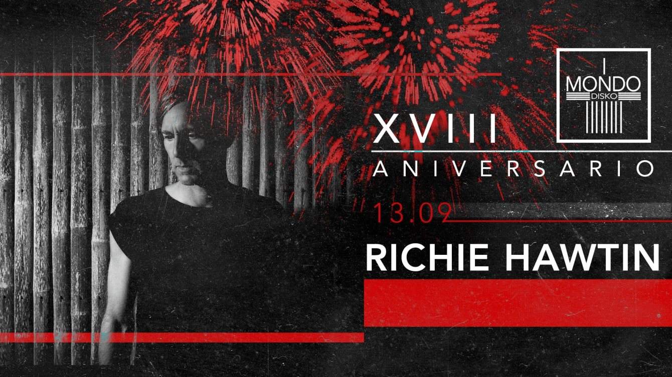 XVIII Anniversary: Richie Hawtin - Página frontal