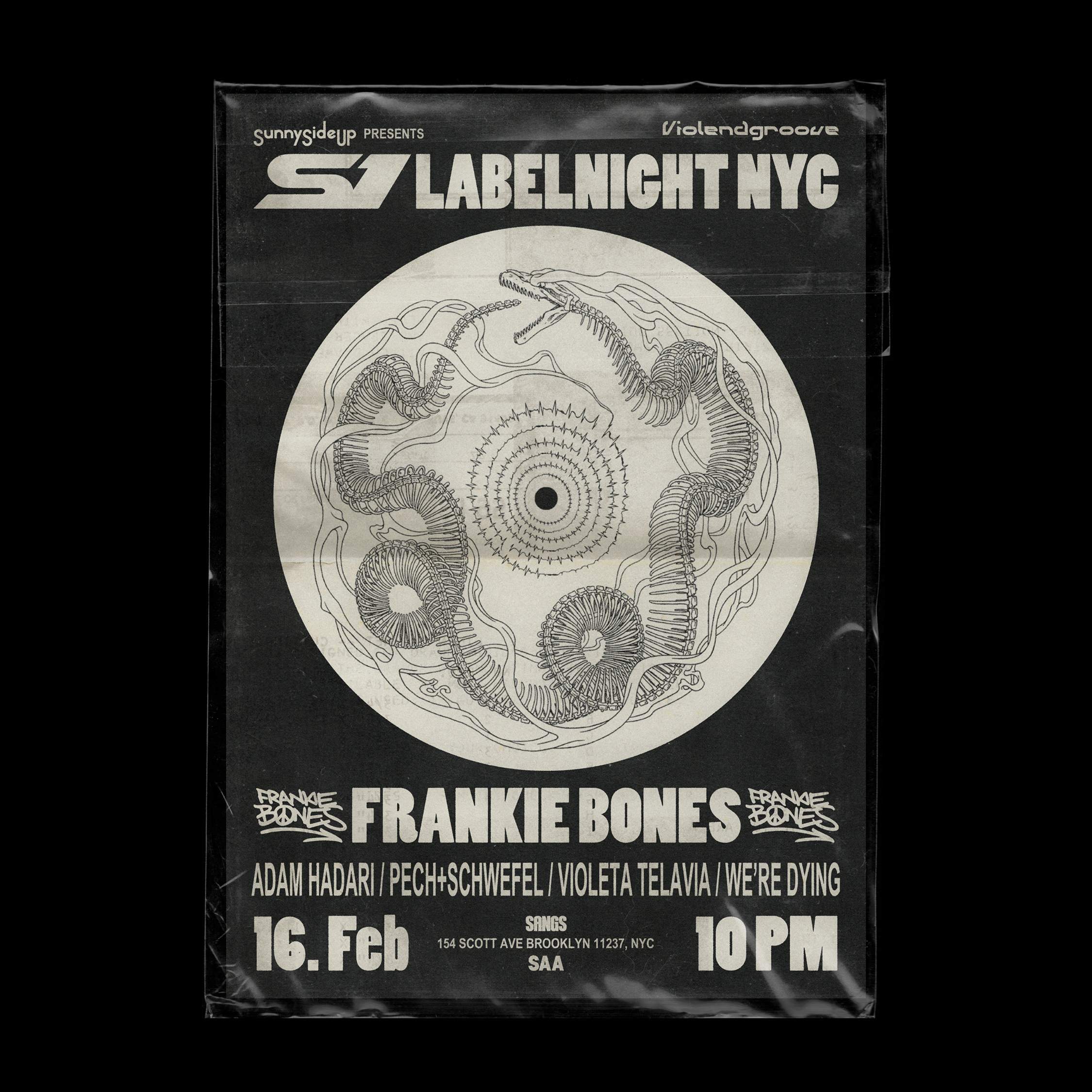 Violendgroove presents - S1 LABELNIGHT WITH Frankie Bones - Página frontal
