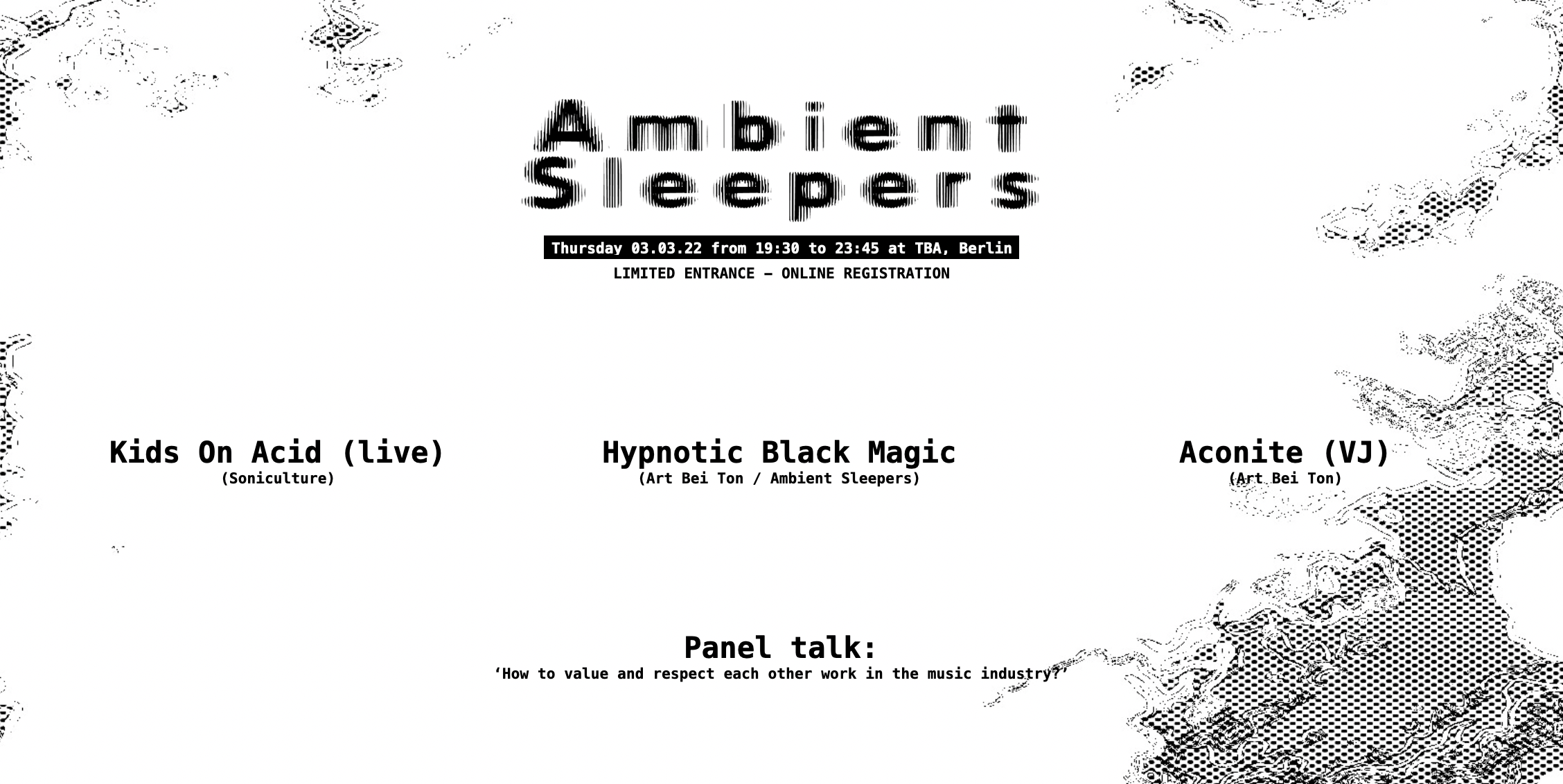 Ambient Sleepers #3 - フライヤー表