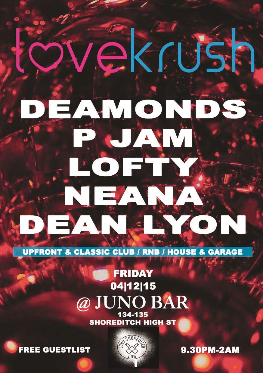 Lovekrush Christmas Party at Juno Bar at Juno Bar - Página frontal