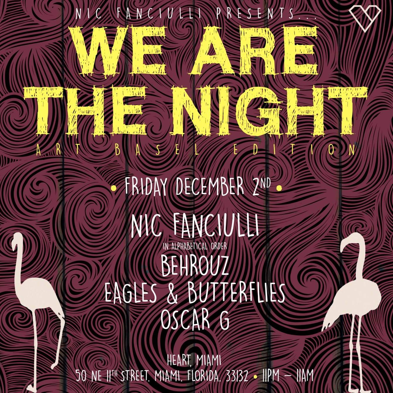Nic Fanciulli presents We Are The Night 'Basel Edition - Página frontal