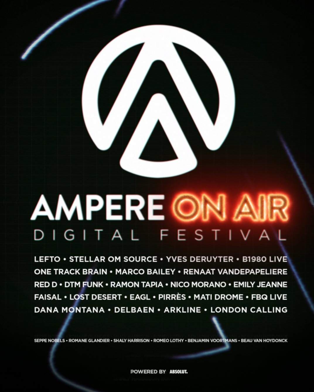 Ampere On Air - the Free Digital Festival - Página frontal