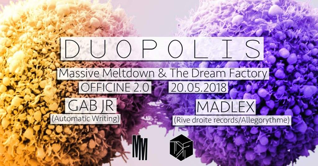 Duopolis with Madlex, Gab Jr. - フライヤー表