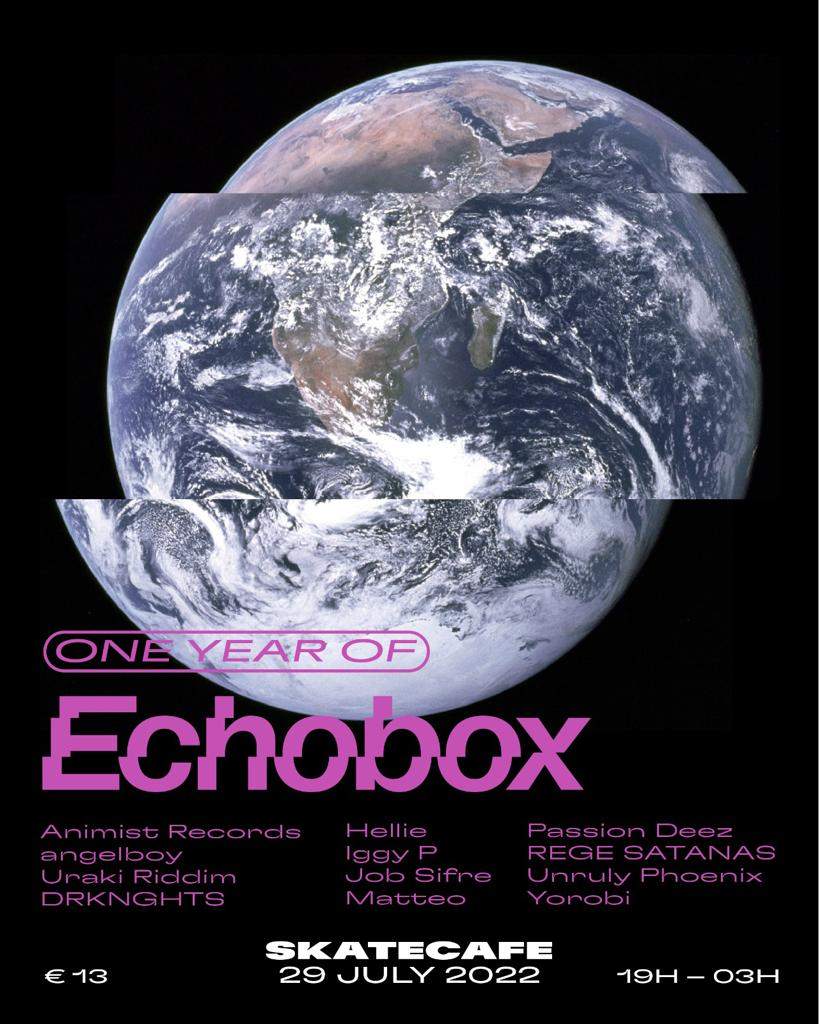 Echobox 1 Year Anniversary - Página frontal