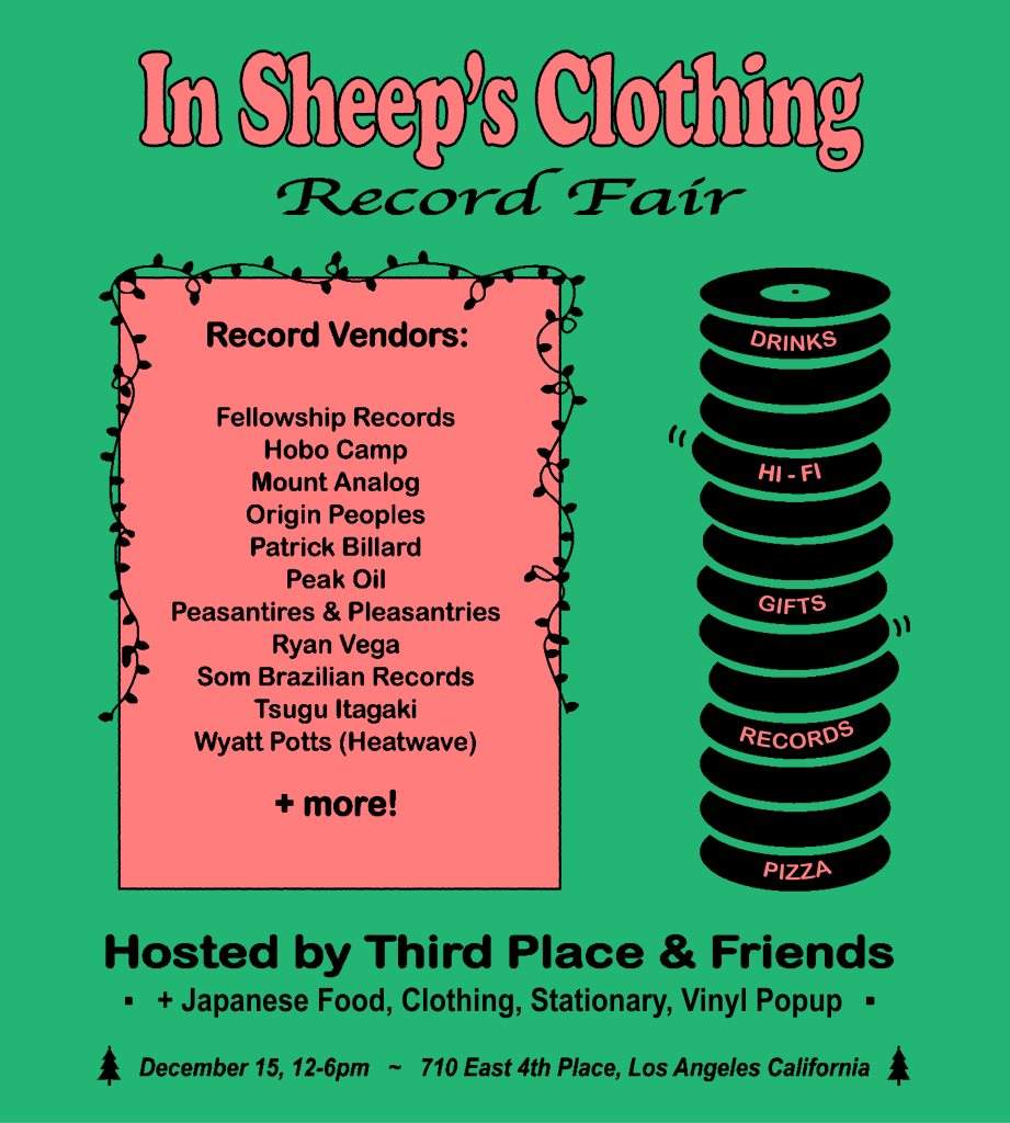 In Sheep's Clothing Record Fair: Holiday Edition - フライヤー表