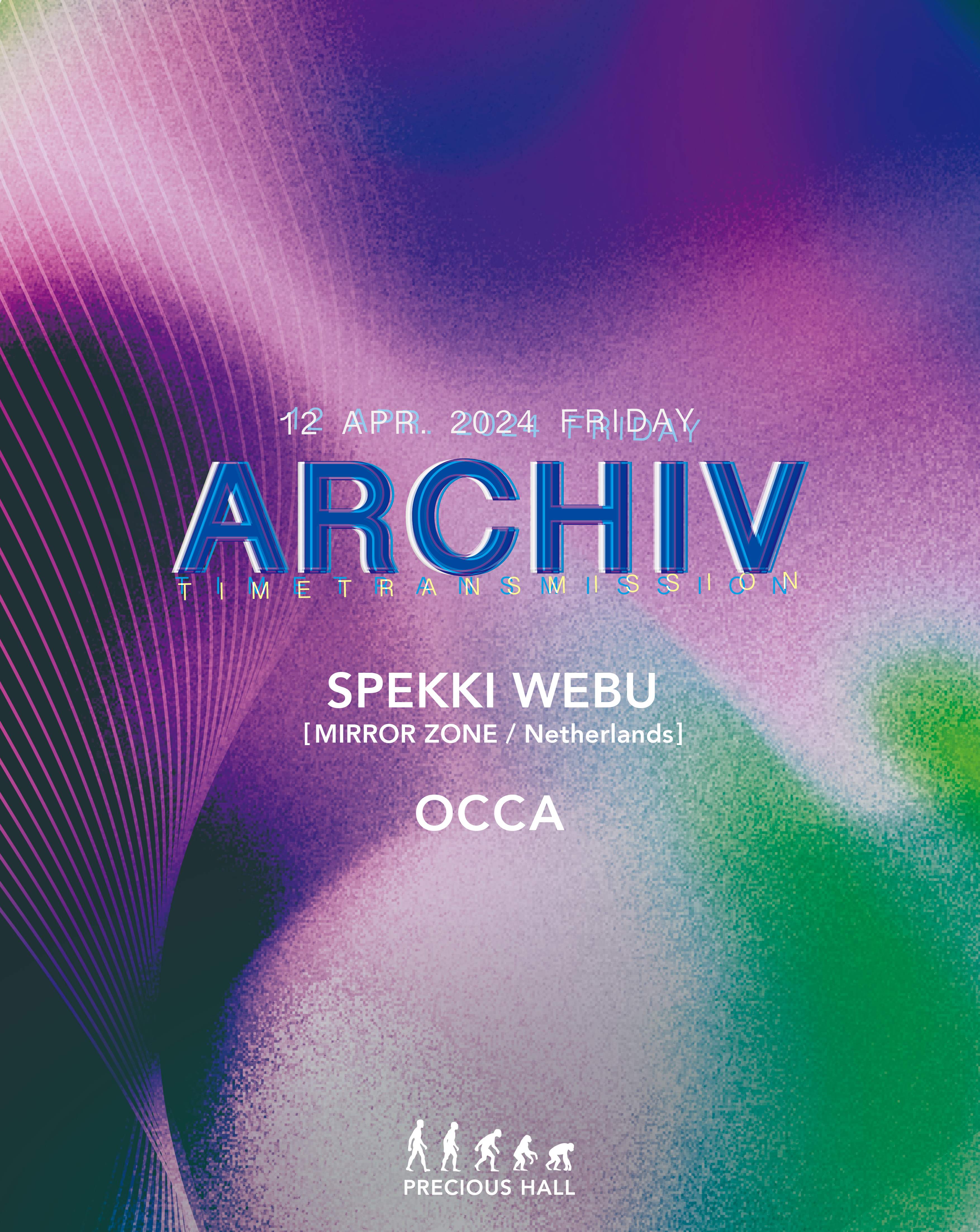 ARCHIV - SPEKKI WEBU / OCCA - - フライヤー表