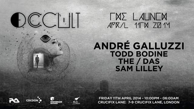 Occult: The Launch with André Galluzzi, Todd Bodine & The/Das - Página frontal