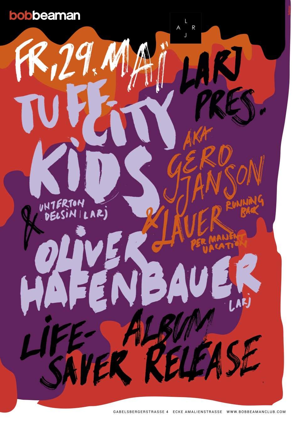 Live At Robert Johnson – Tuff City Kids, Oliver Hafenbauer - Página trasera