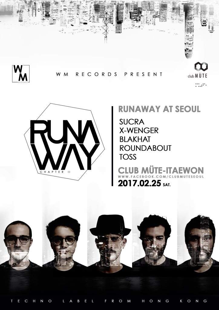 WM Records & Club Müte present Seoul Runaway - Página frontal