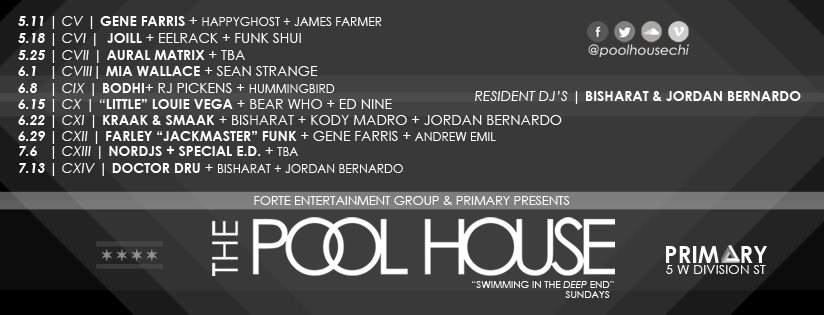 The Pool House Cxii Feat. Farley Jackmaster Funk, Gene Farris, Andrew 