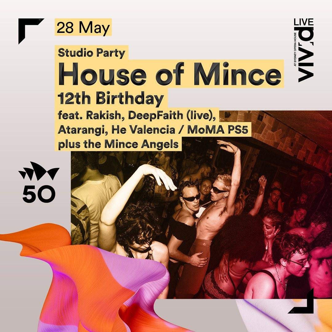 Vivid LIVE Studio Party: House of Mince 12th Birthday - Página frontal