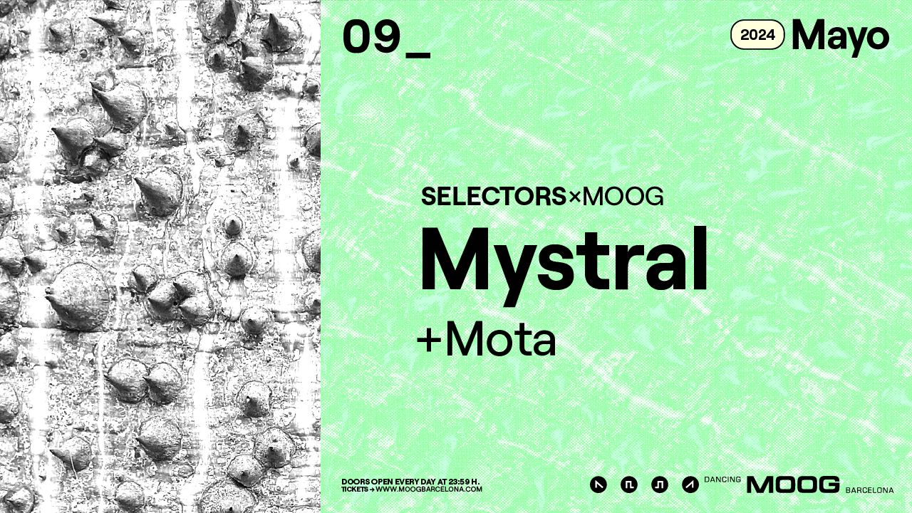SELECTORS x MOOG: Mystral + MOTA - Página frontal