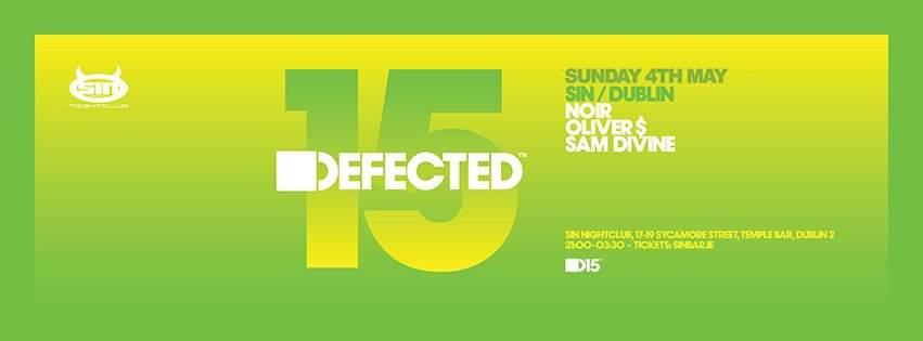 Defected in the House 15th Birthday - Página frontal
