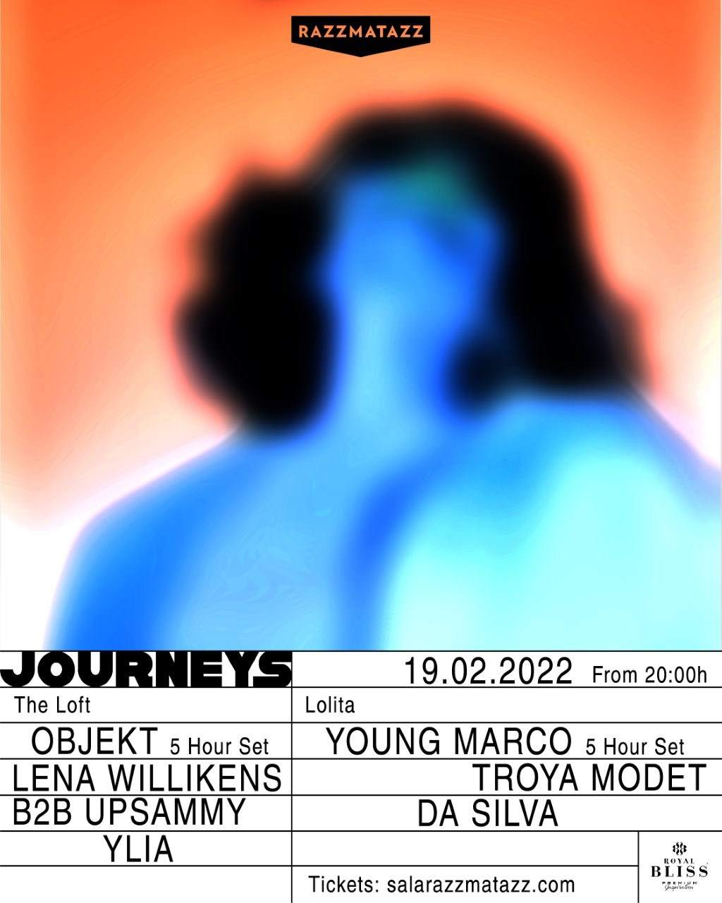 Journeys: Objekt 5 Hour Set + Lena Willikens + Young Marco 5 Hour Set - フライヤー表