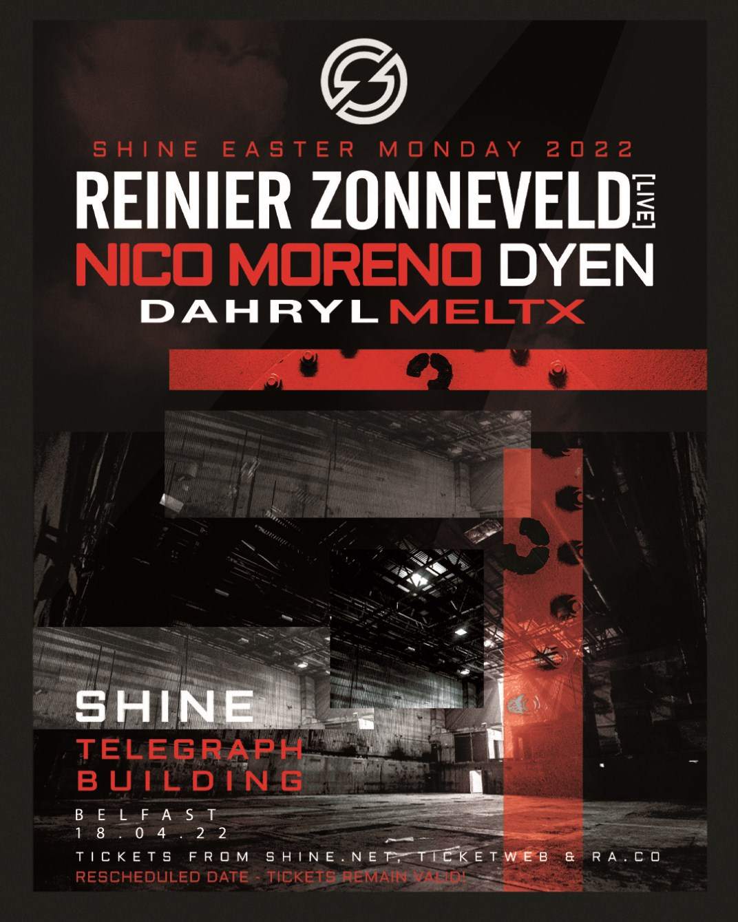 Shine Easter Monday • Reinier Zonneveld [Live], Nico Moreno, DYEN & more - Página frontal
