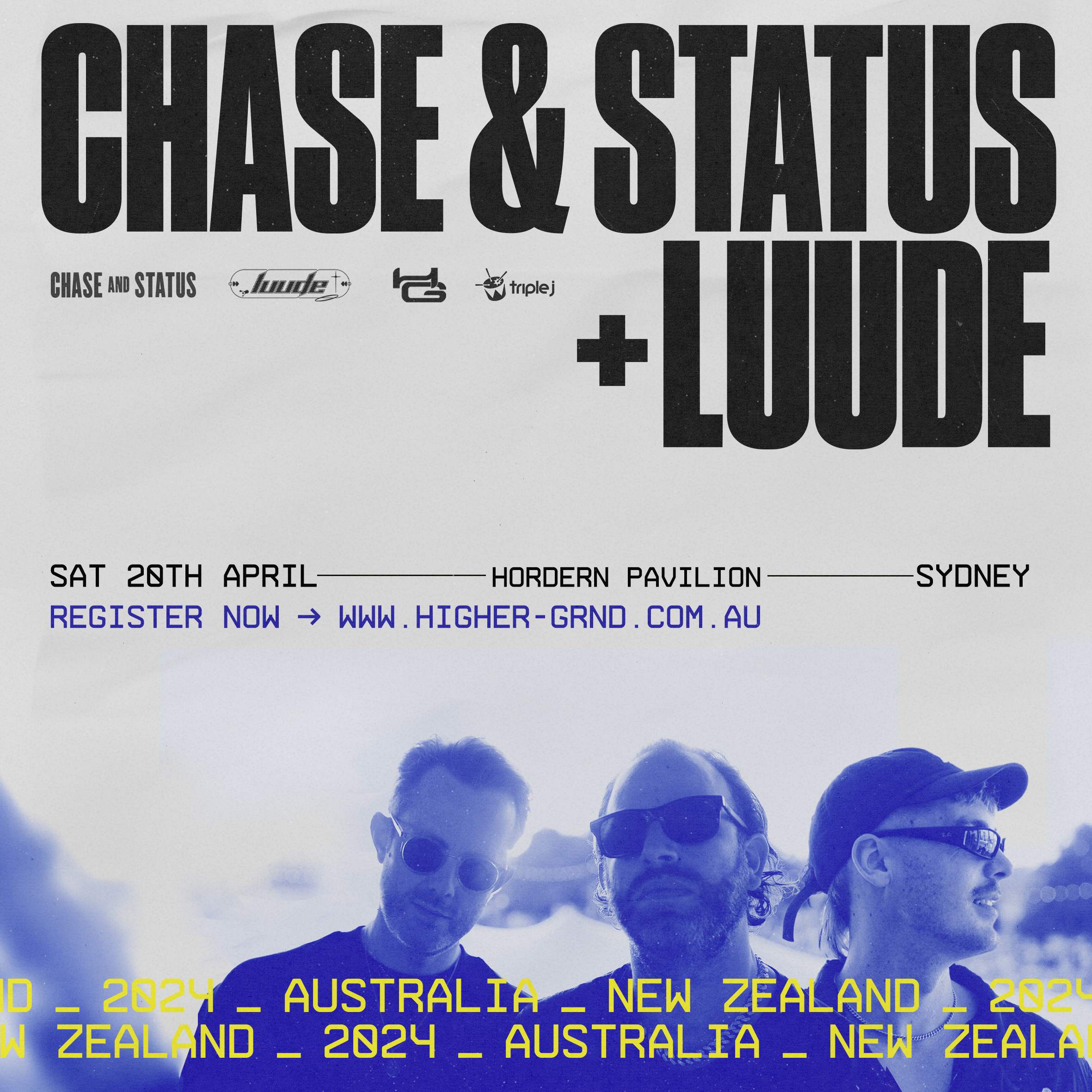 Chase & Status + Luude: Sydney - Página frontal
