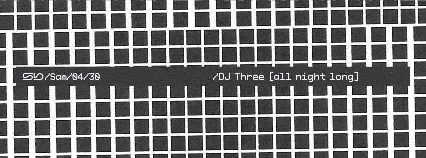 DJ Three ( All Night Long ) - Página frontal
