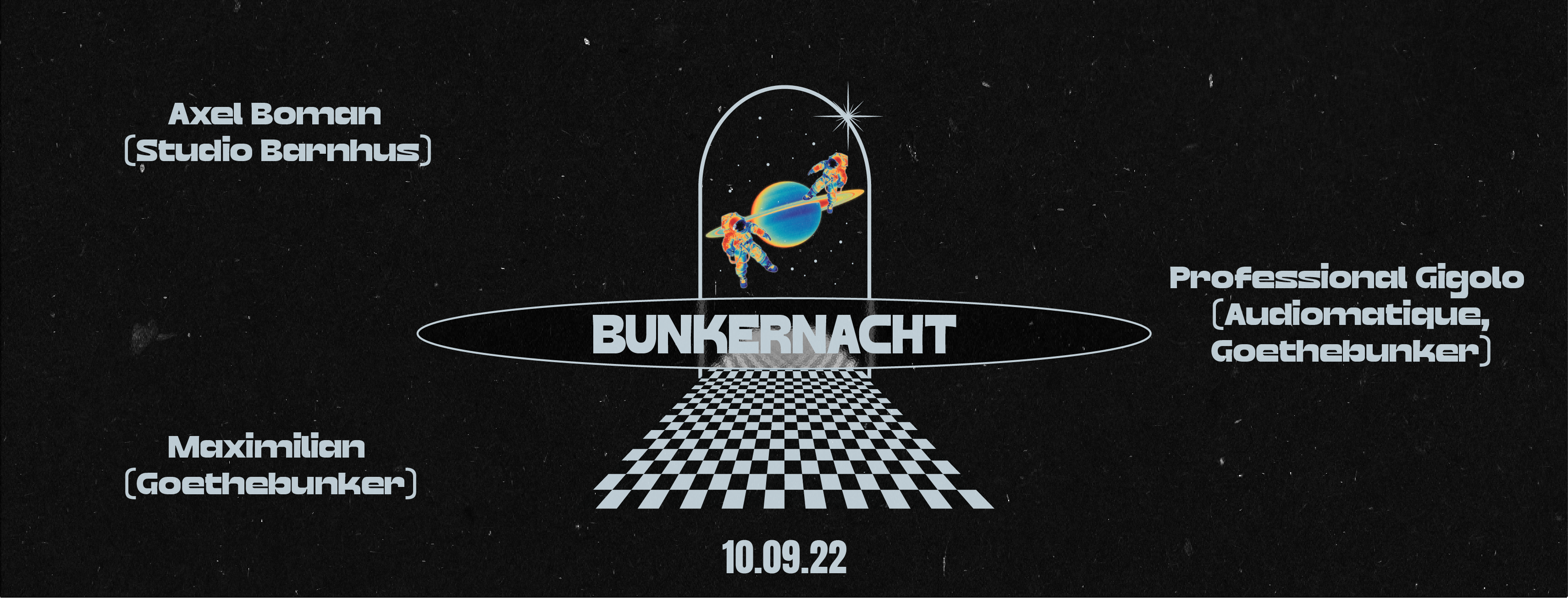 Bunkernacht with Axel Boman - フライヤー表