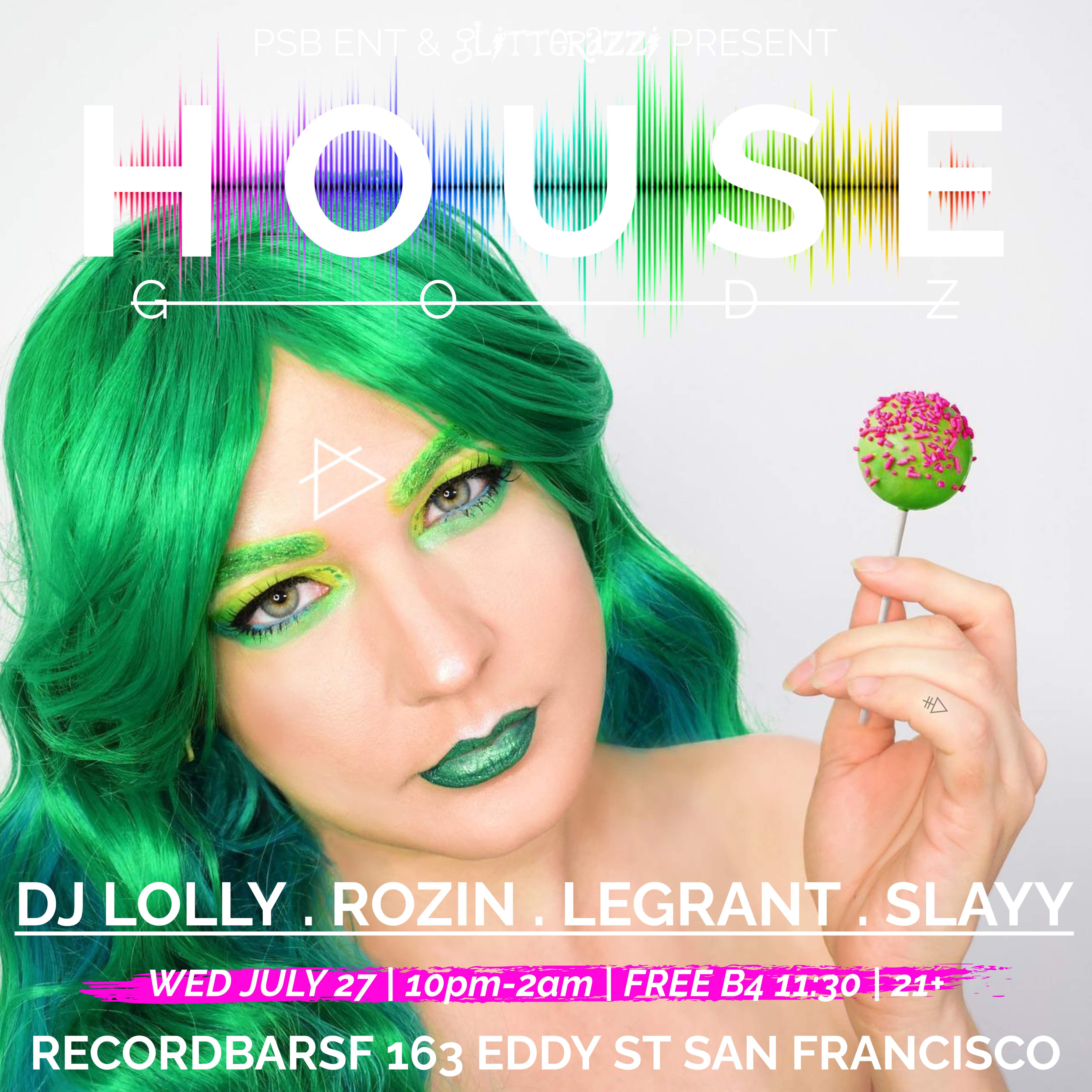 HouseGodz: Lolly, Rozin, Legrant, Slayy - Página frontal