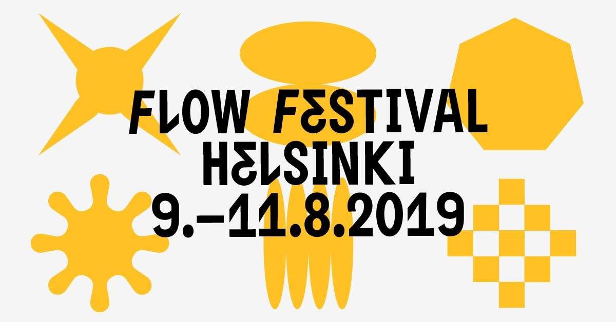Flow Festival 2019 - Day 1 - フライヤー表