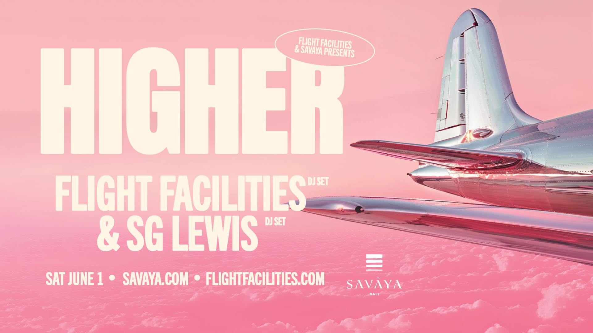 Higher - Flight Facilities x SG Lewis - Página frontal