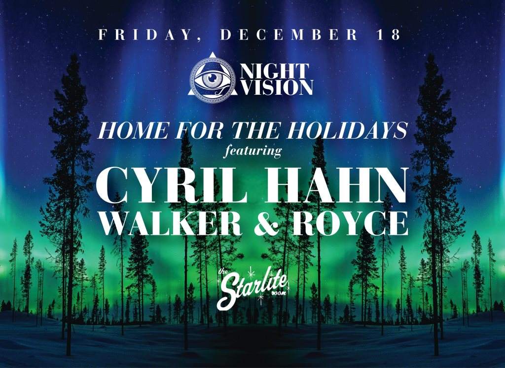 Night Vision: Home for the Holidays Feat. Cyril Hahn, Walker & Royce - Página frontal