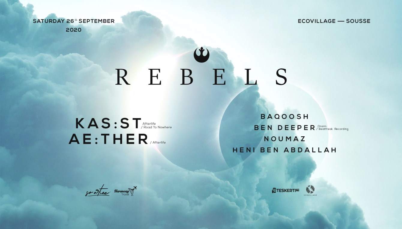 Rebels Invites: Ae:Ther - Kas:st [Afterlife] - フライヤー表