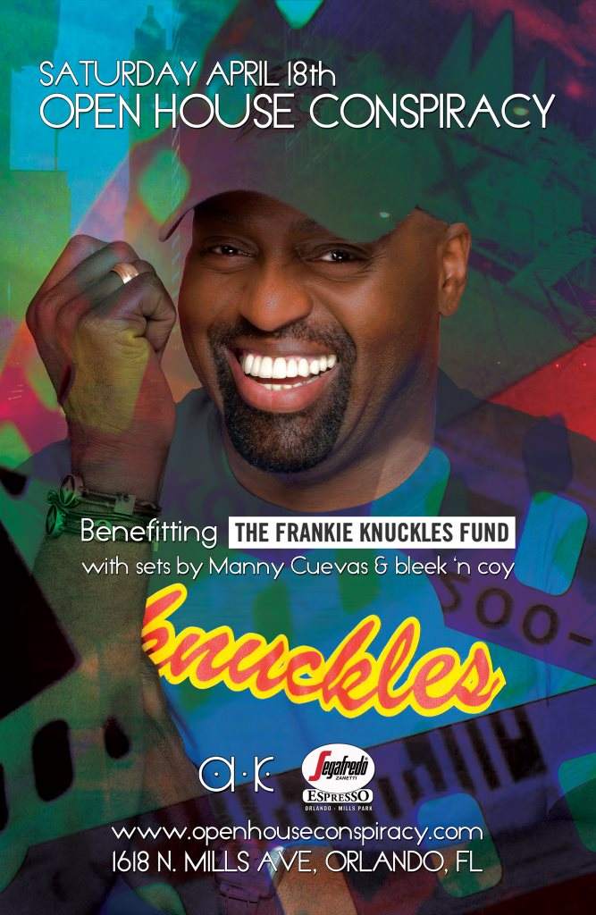 Open House Conspiracy Frankie Knuckles Benefit - Página frontal