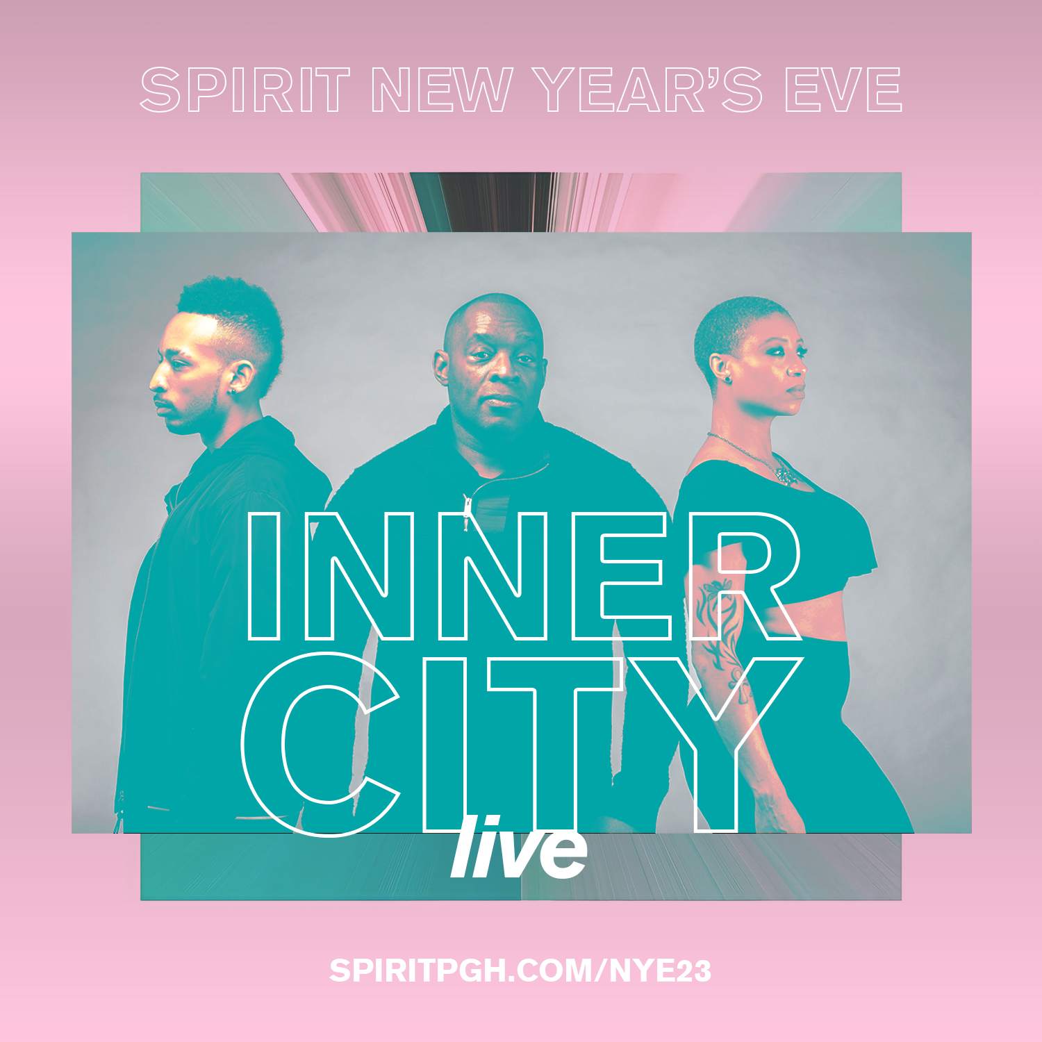 Spirit NYE with Inner City live & Pittsburgh Track Authority - Página frontal