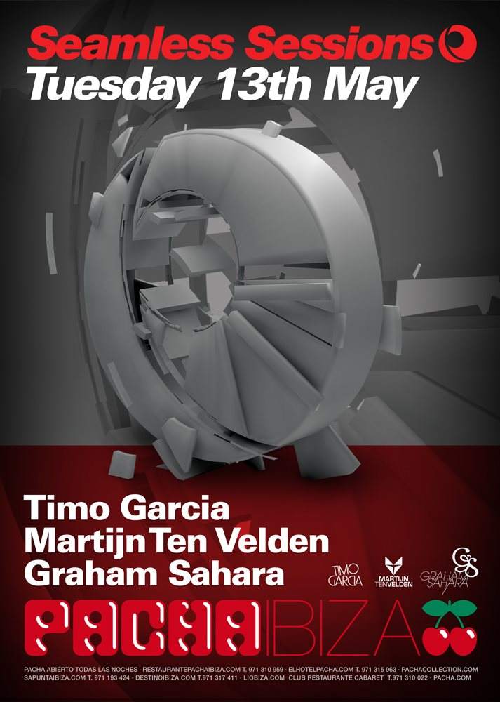 Seamless Sessions with Timo Garcia, Martijn Ten Velden & Graham Sahara - Página frontal