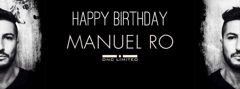 Happy Birthday Manuel RO - Página frontal