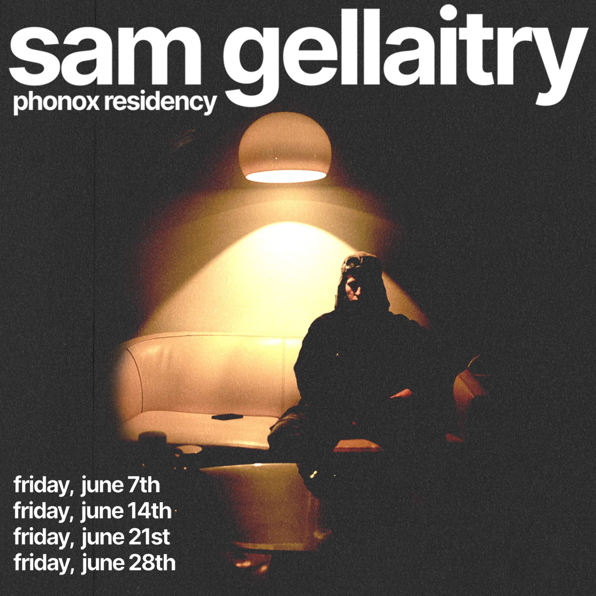 Sam Gellaitry with Two Very Special Guests — 4 Fridays at Phonox (21st June) - Página frontal
