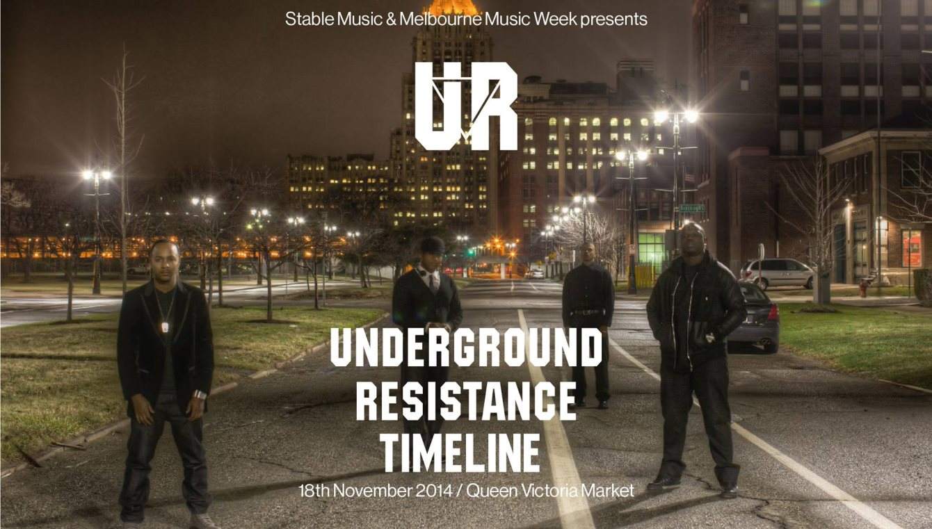 Melbourne Music Week 2014: Underground Resistance presents Timeline - Página trasera