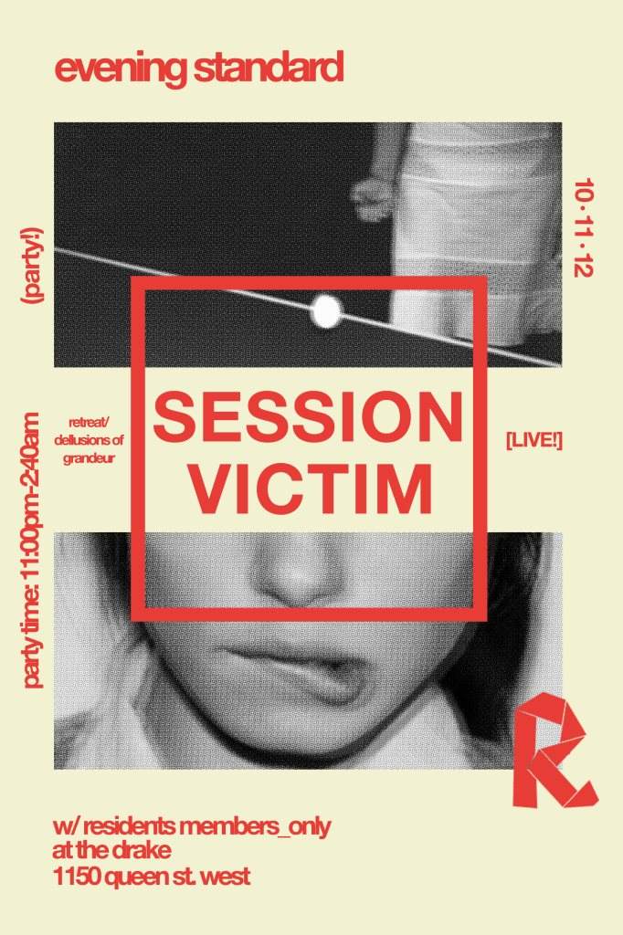 Evening Standard with Session Victim (Live) - Página frontal