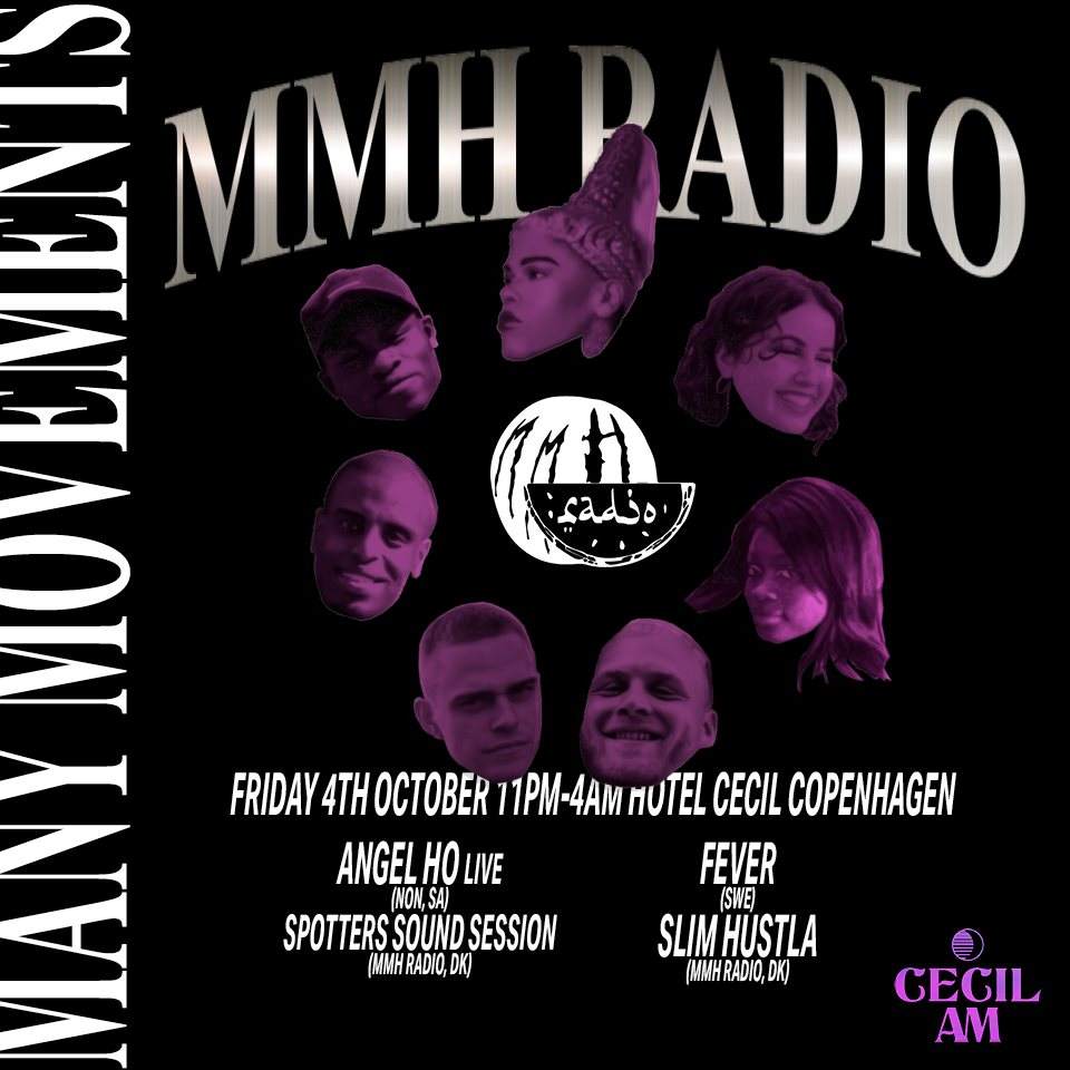 Mmhradio:Many Movements vol. 1 - フライヤー裏