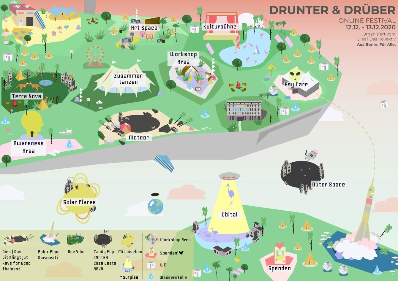 Drunter & Drüber Festival - Global Edition - Página trasera