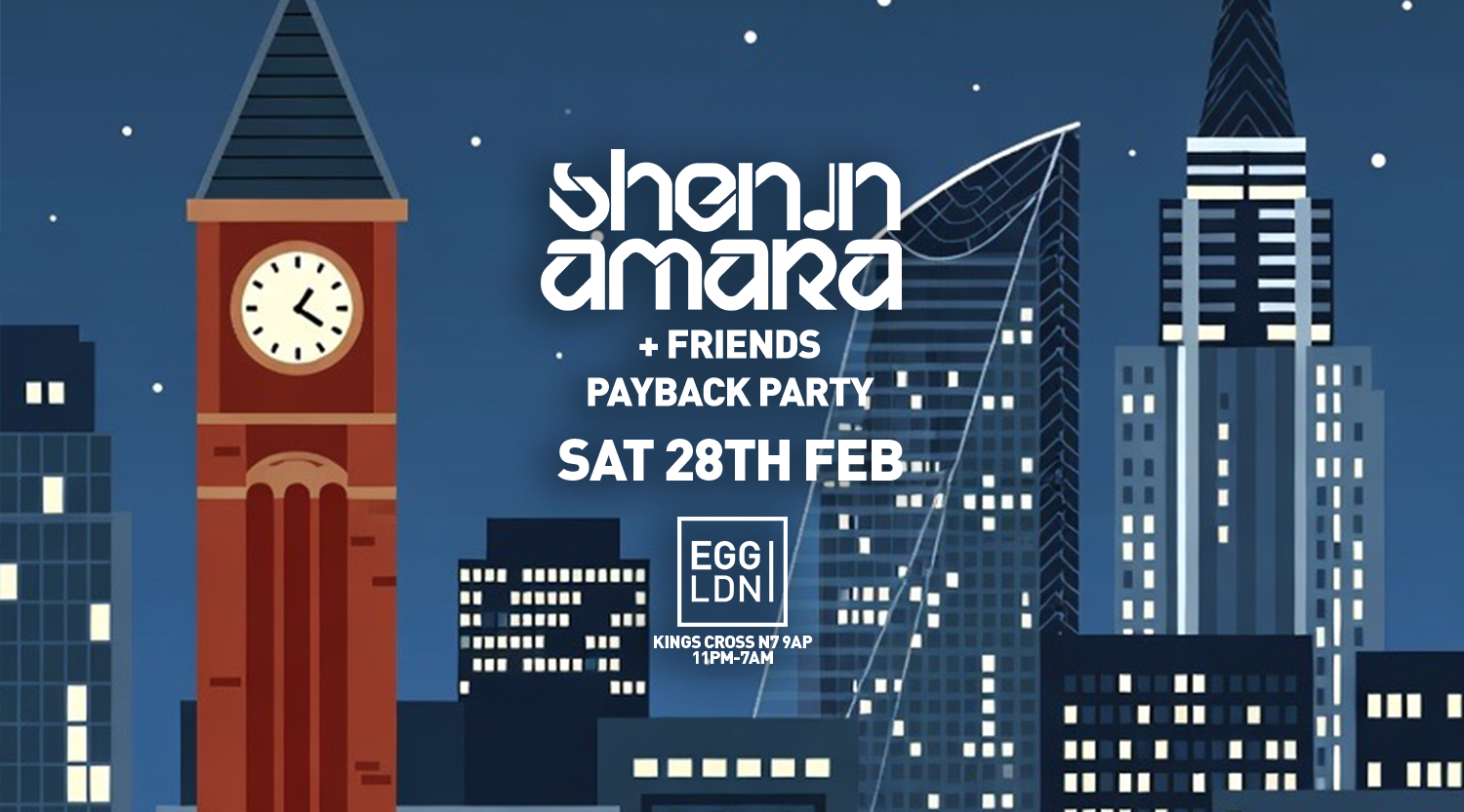 Shenin Amara + Friends at Egg London, London