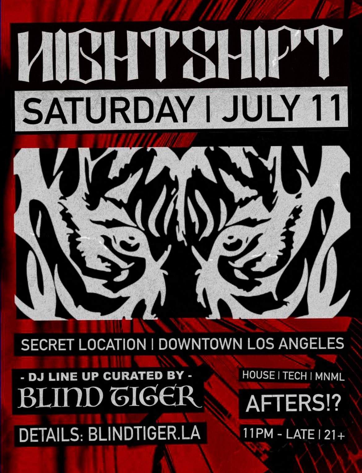 NIGHTSHIFT AFTER HOURS at The Lexington, Los Angeles