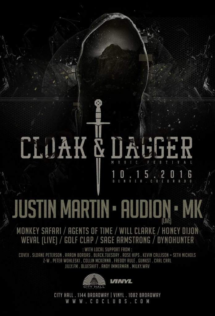 Cloak & Dagger Music Festival - Página frontal