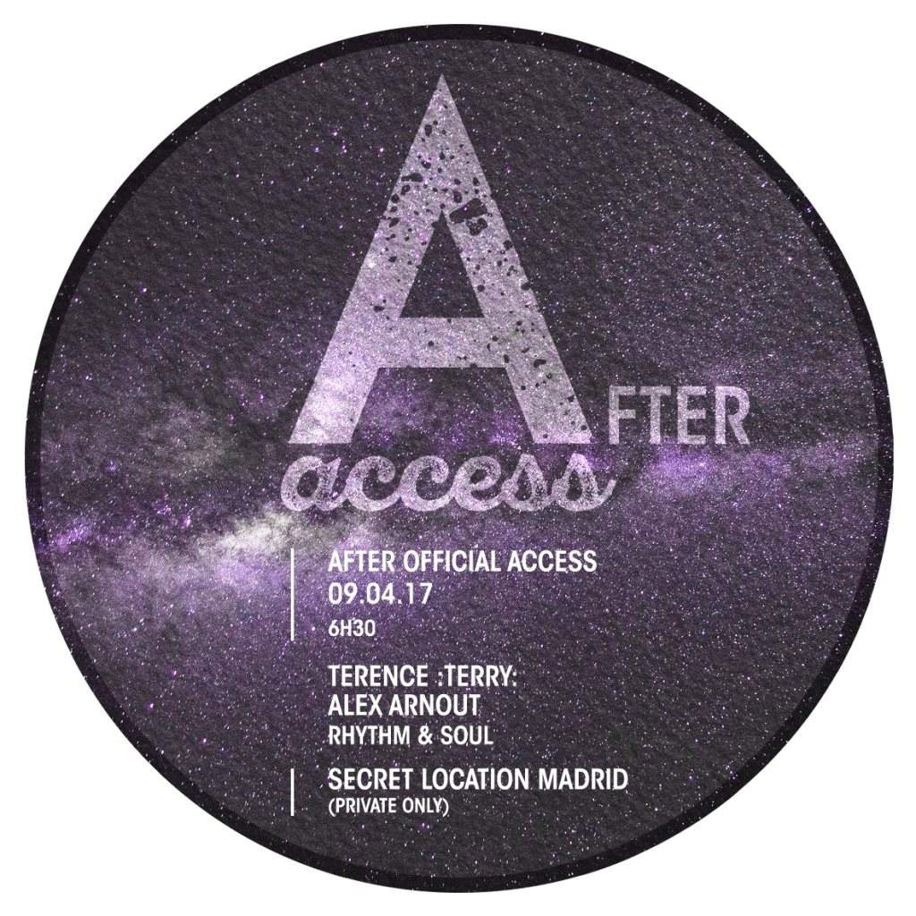 Access Official Afterparty Terence :Terry:, Alex Arnout , Rhythm - Página frontal