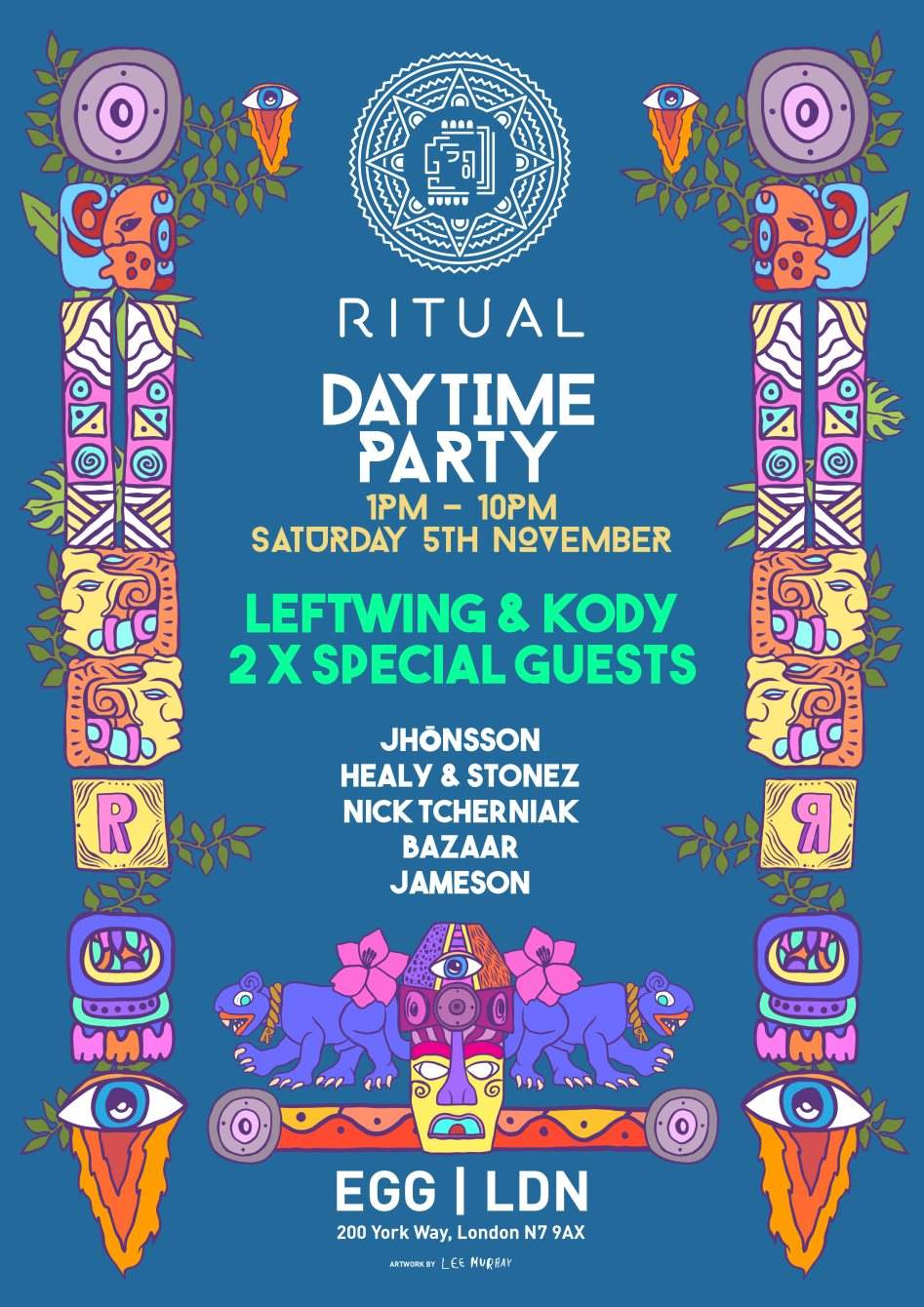 Ritual with Leftwing & Kody + Special Guests//Daytime Party - フライヤー裏