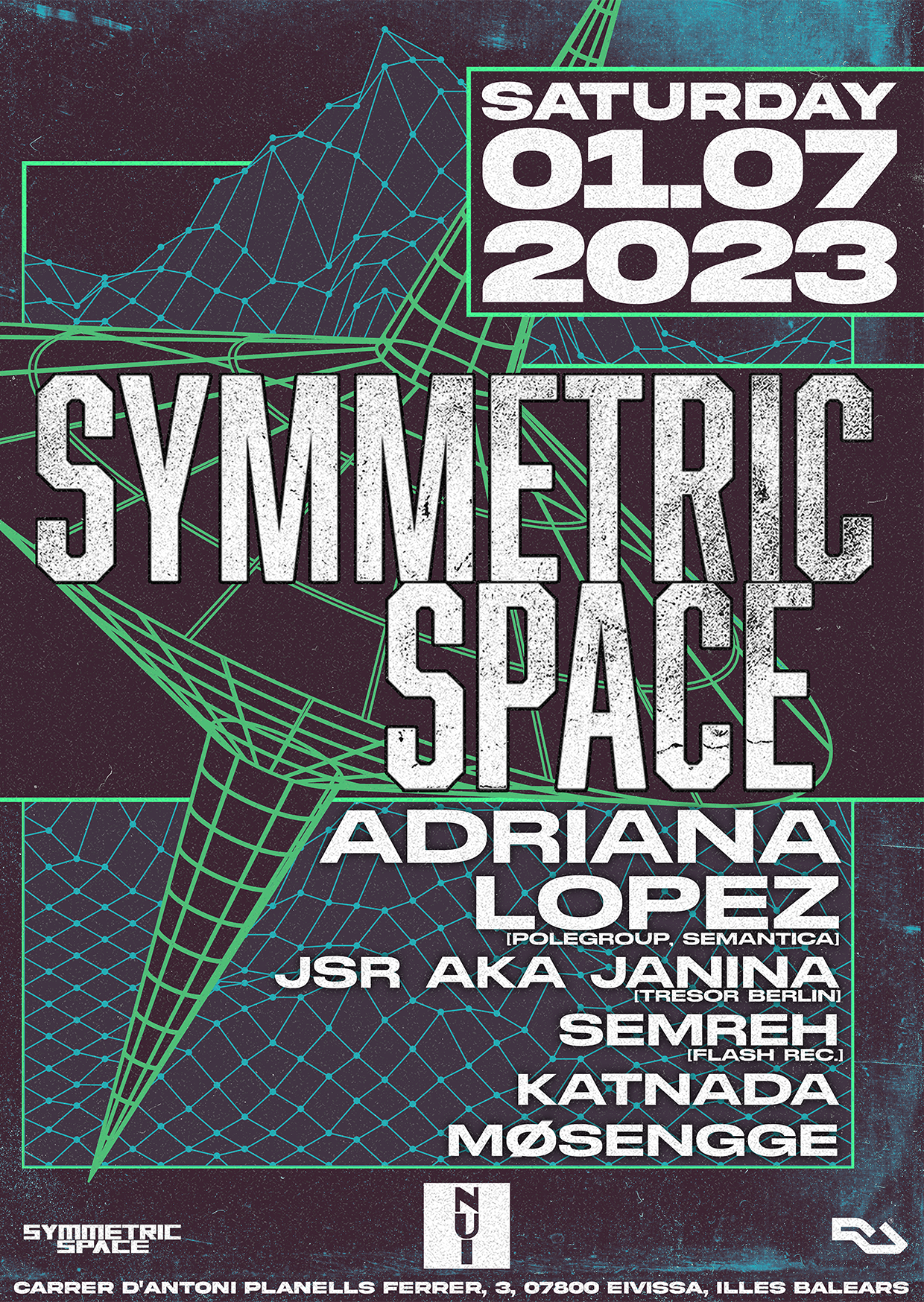 Symmetric Space - フライヤー表