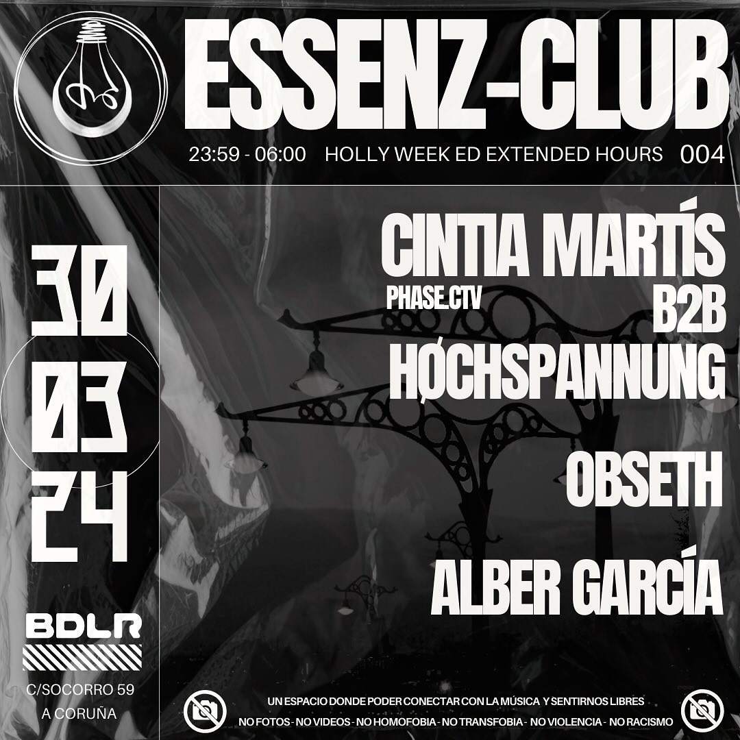Essenz Club #004 - Página frontal