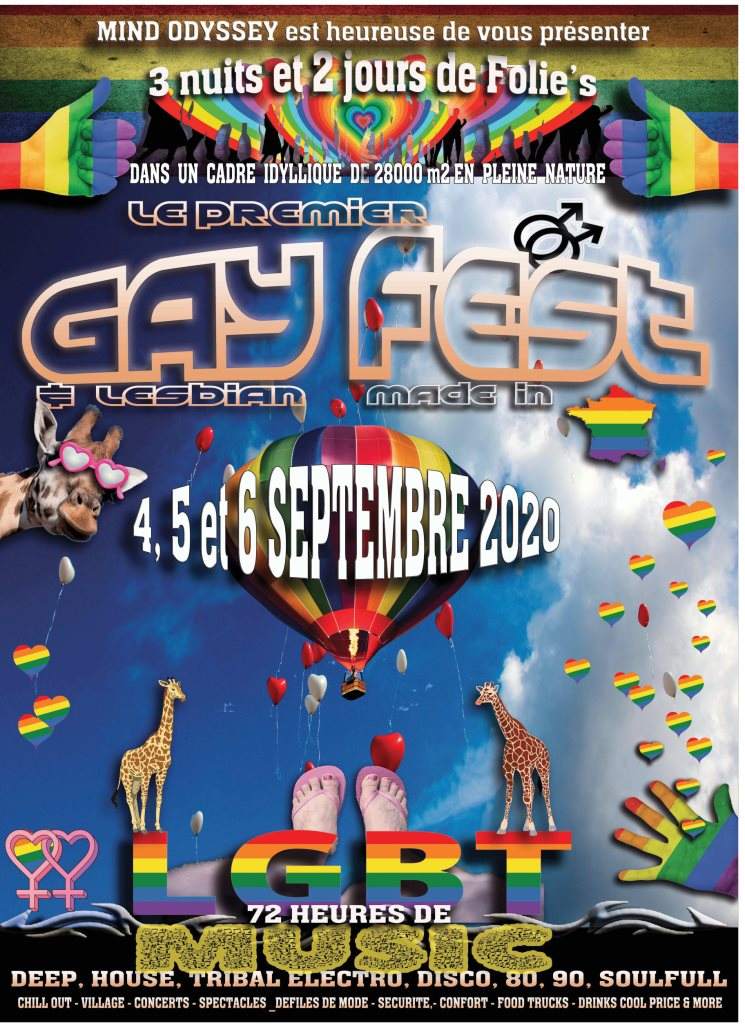 Gayfest - フライヤー表
