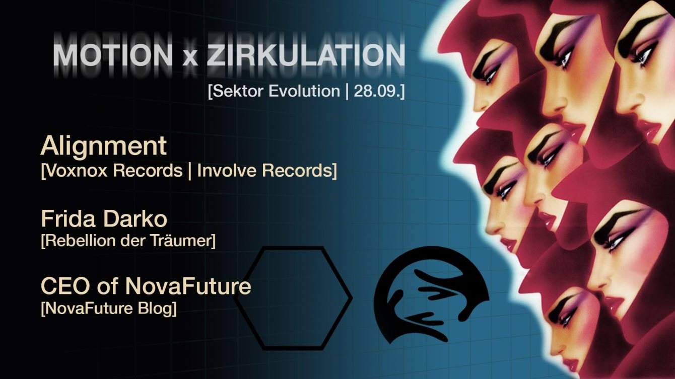 MOTION x Zirkulation - Sektor Evolution - フライヤー表