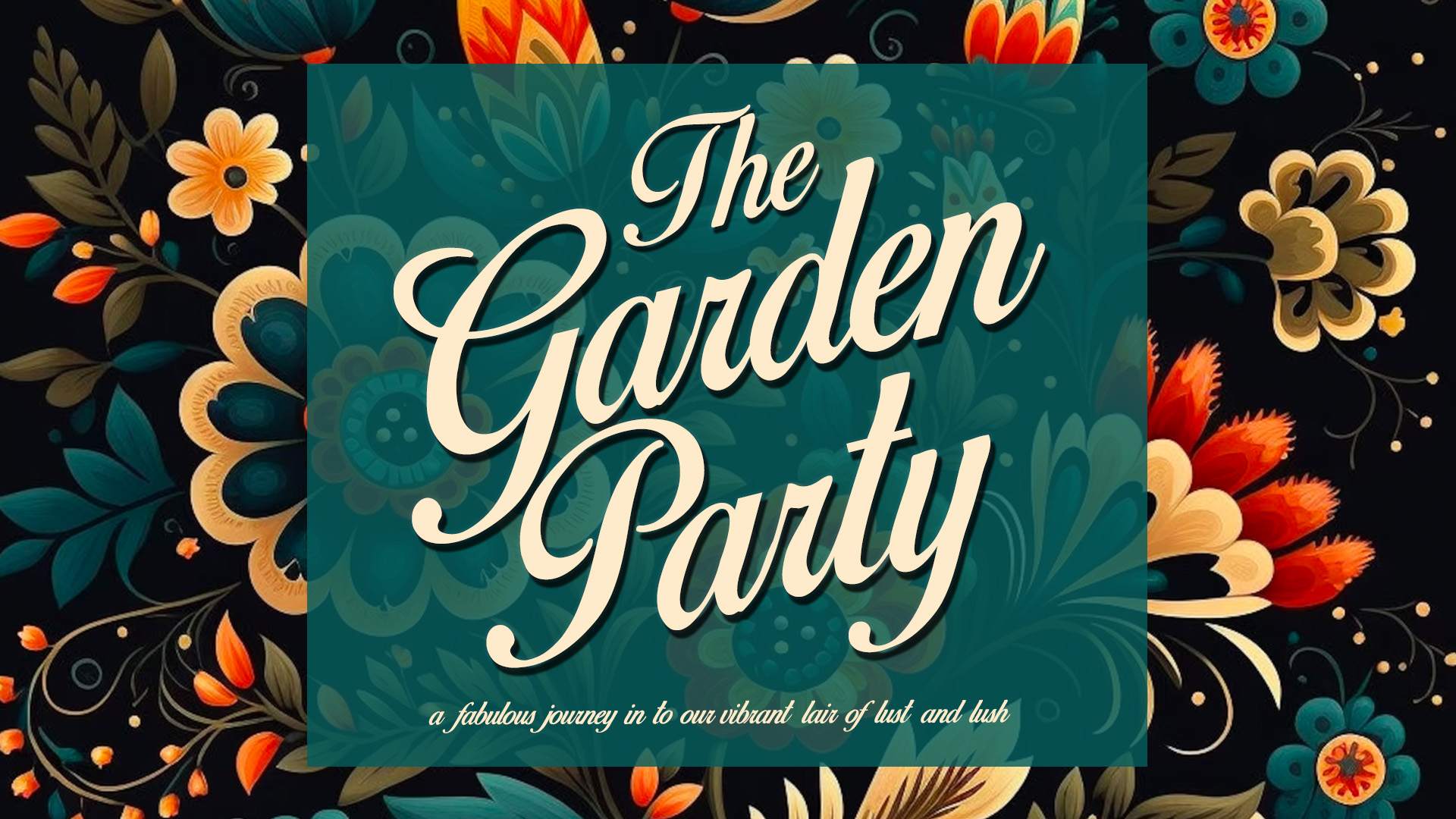 The Garden Party presented by You're Welcome - Página frontal