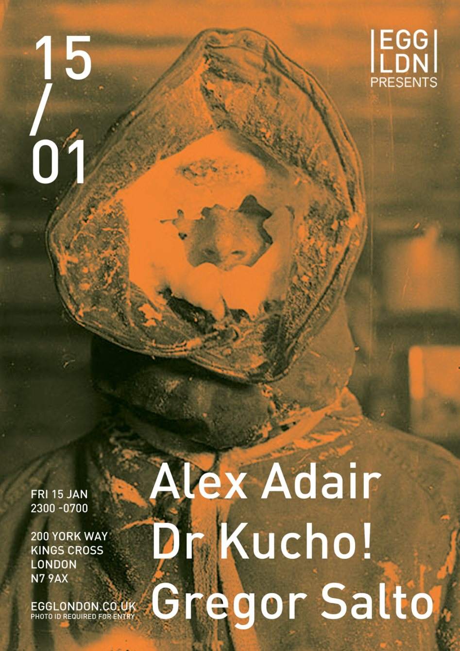 Egg presents: Alex Adair, Dr Kucho! & Gregor Salto - Página frontal
