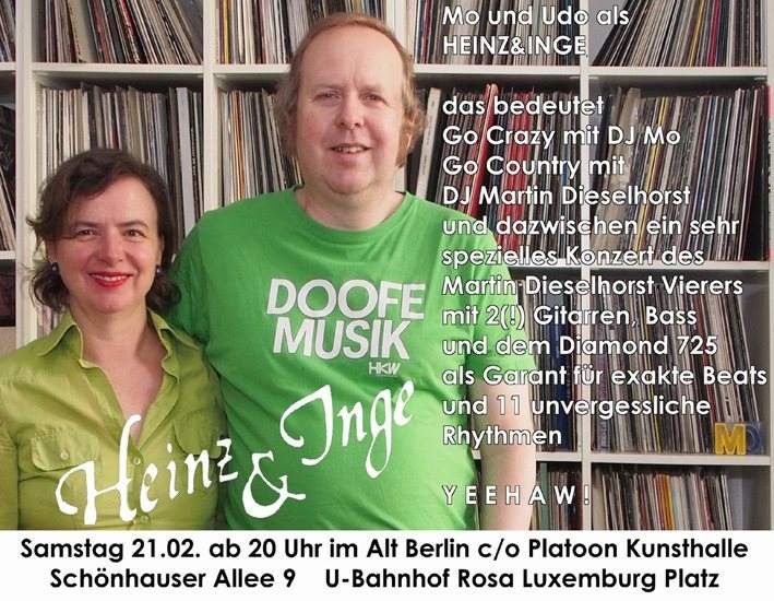 Heinz & Inge mit dem Martin Dieselhorst Vierer - フライヤー表