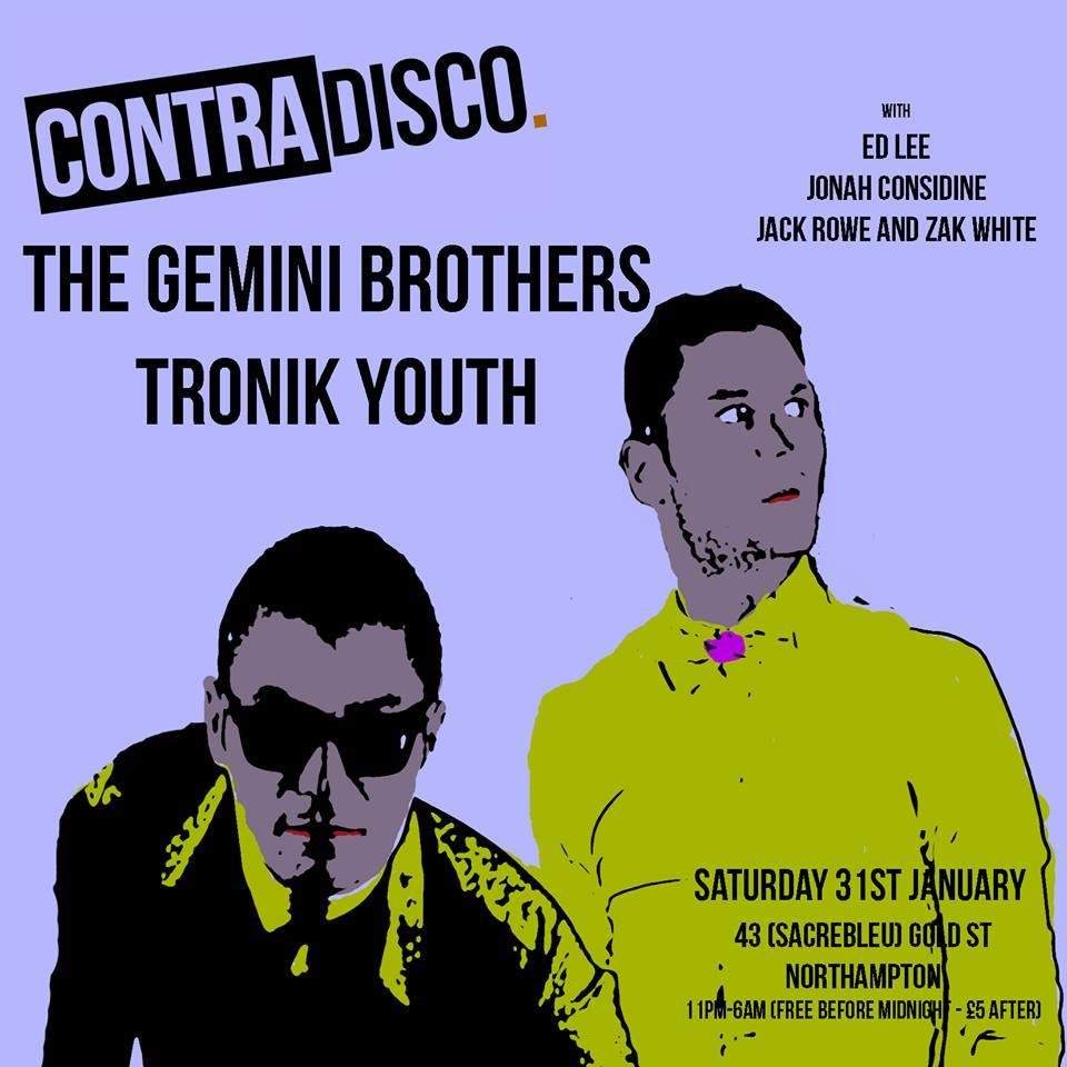 Contradisco Does The Gemini Brothers - Página frontal